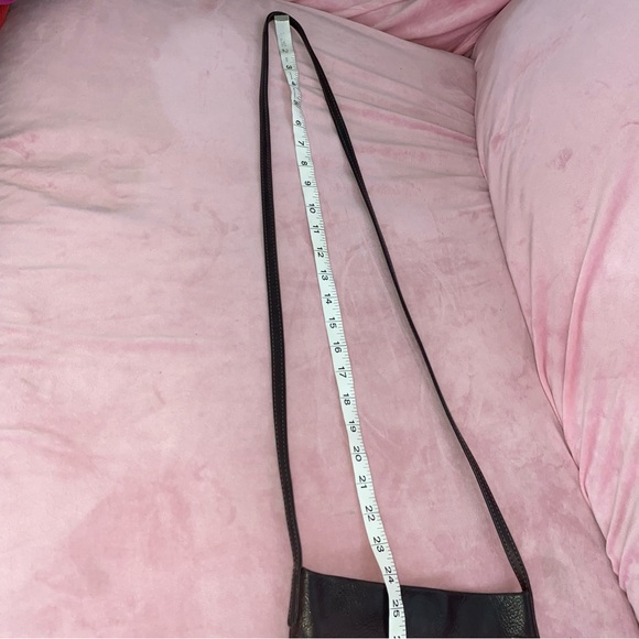 Baggu (Flawed) Leather Small Shoulder Purse Bag Hand Natural Milled in USA Baggu - Picture 2 of 12